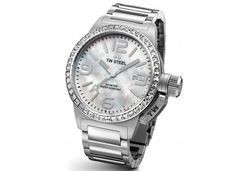TW Steel Canteen TW302 watch strap silver - 20mm