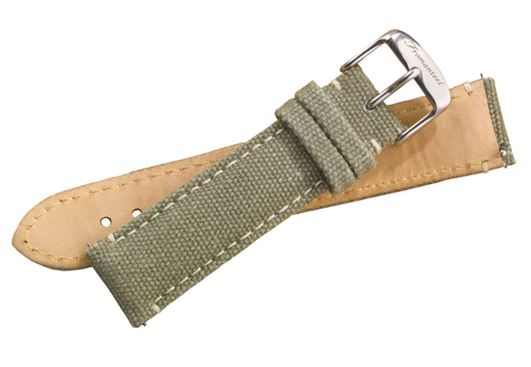 Fromanteel watchstrap canvas green