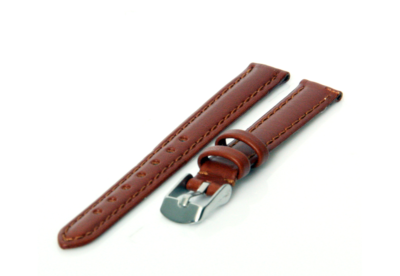 Watchstrap 11mm brown leather
