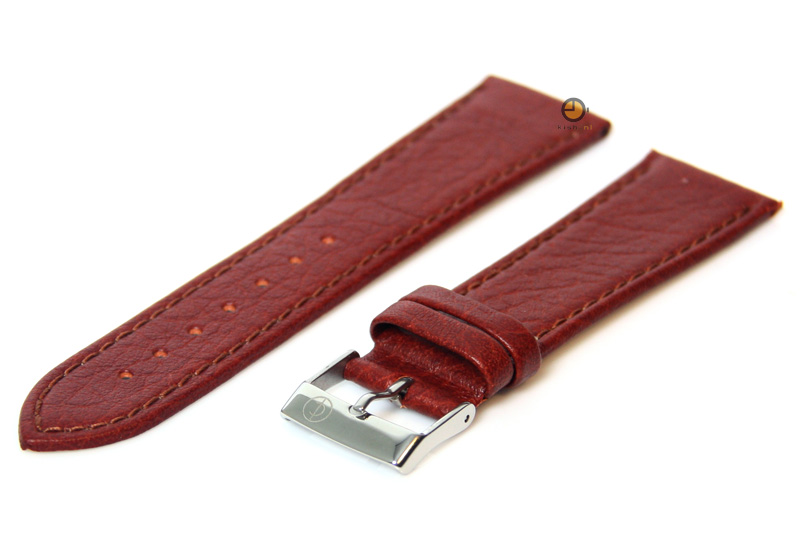 Watchstrap 20mm havanna brown buffalo leather