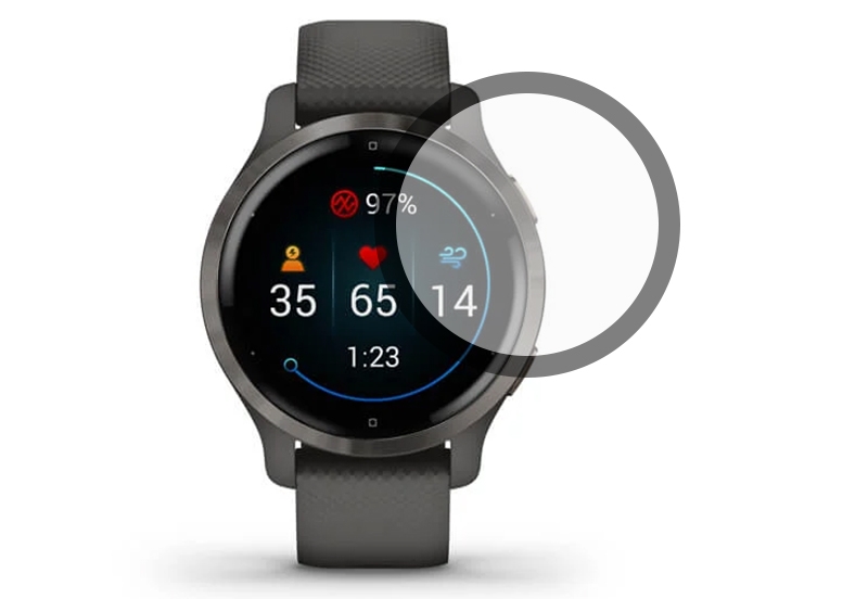 Garmin Venu 2S screenprotector - CURVED