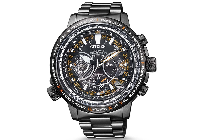 Citizen Satellite Wave GPS CC7015-55E watch strap