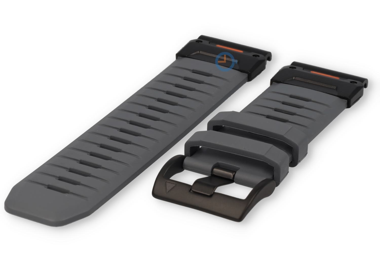 Fluororubber watch-strap - 26mm QuickFit - grey