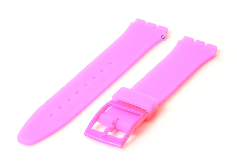 Swatch Gent watch strap 16mm neon pink