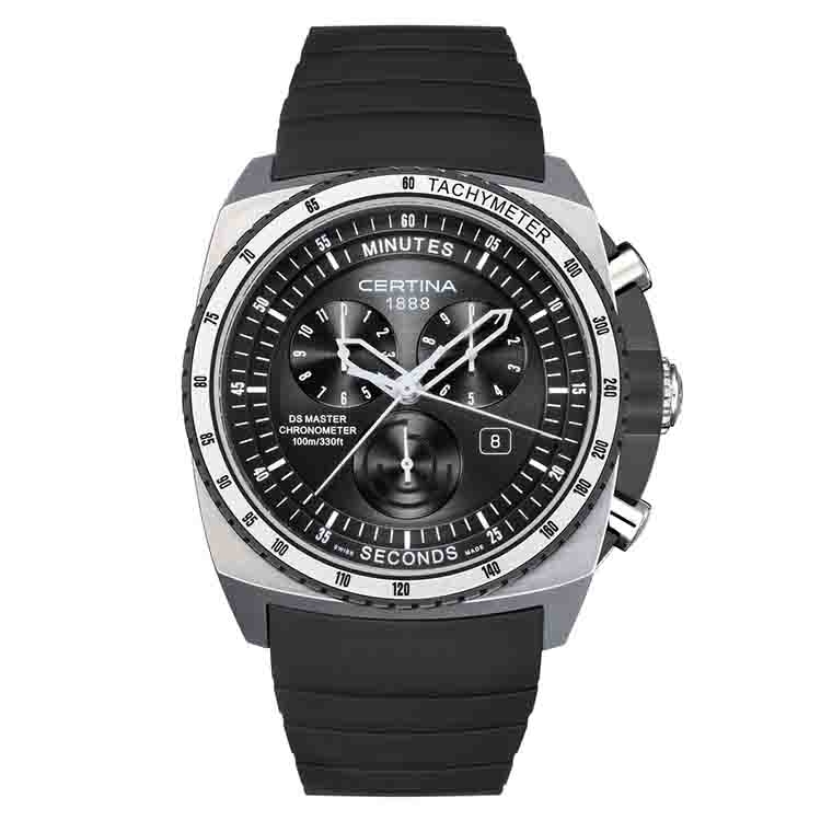 Certina bracelet C0154342705000A black rubber