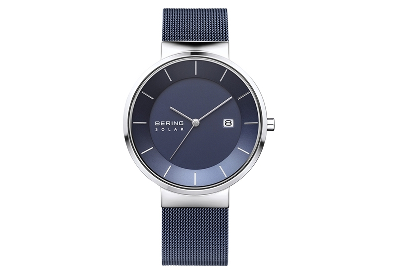 Producten: Bering horlogeband 14639-307 blauw mesh
