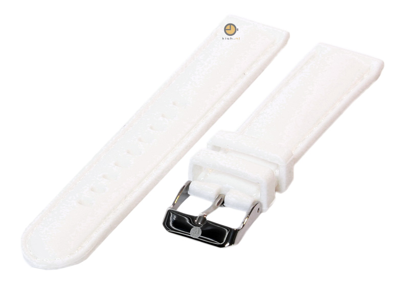 Watchstrap 18mm white silicone