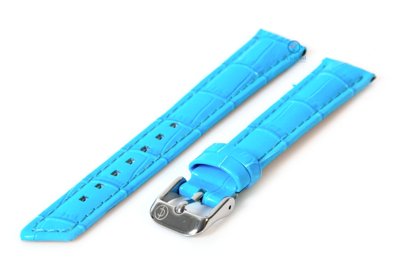 Watchstrap 16mm blue leather