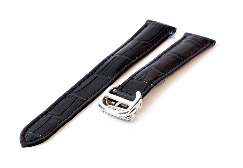 Watchstrap Cartier 16/14mm black
