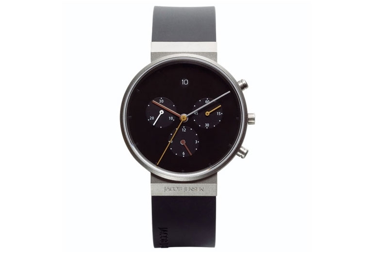 Jacob Jensen watch strap 19mm - black