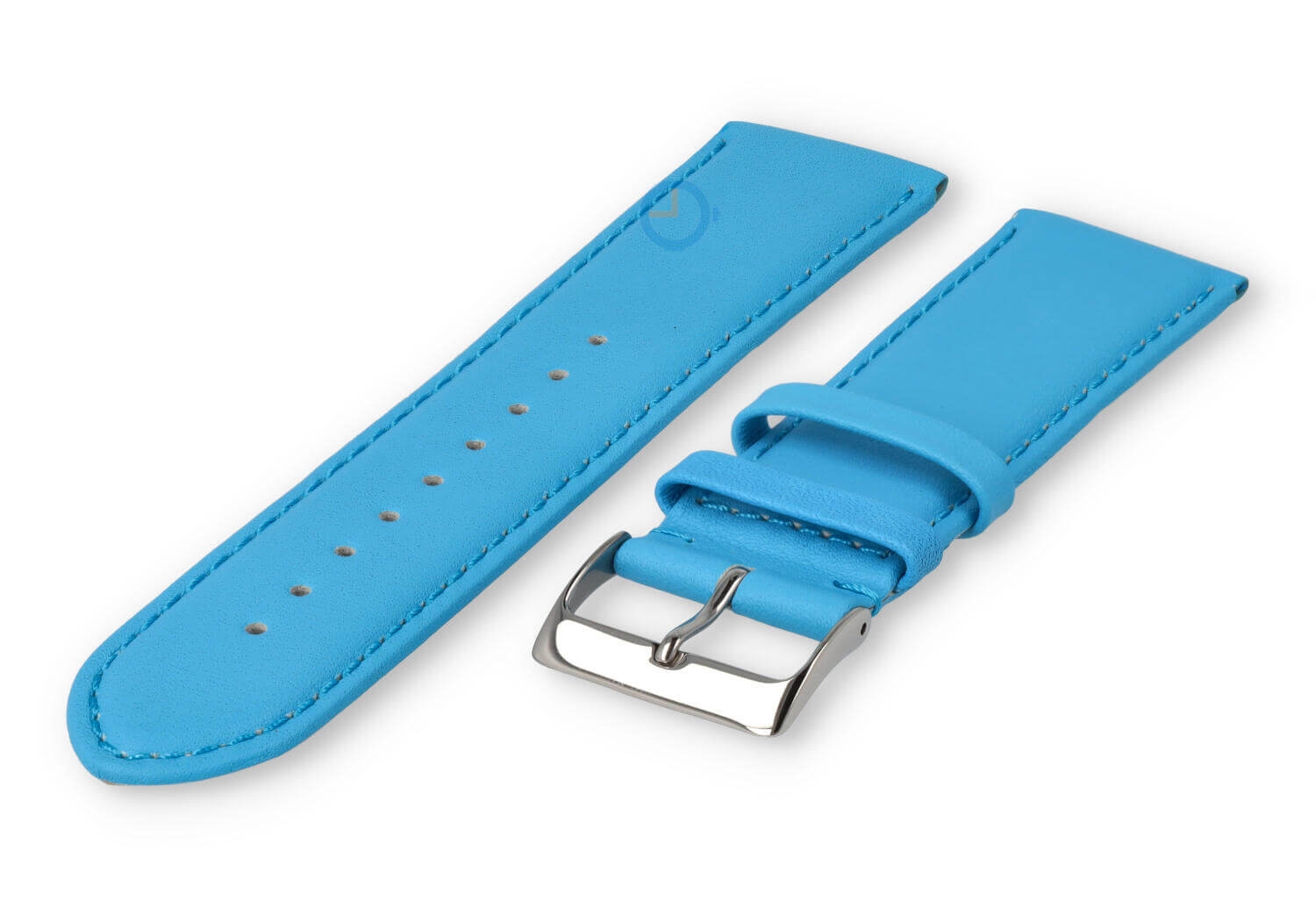 24mm watch strap smooth leather - alaska