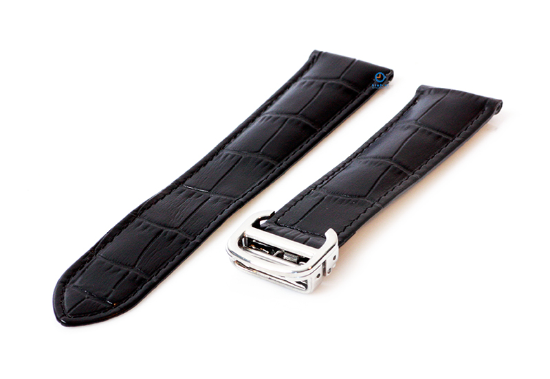 Watchstrap Cartier 20/18mm black