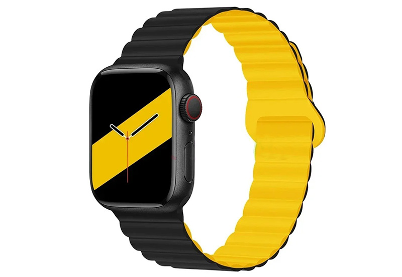 Apple Watch band - black/yellow