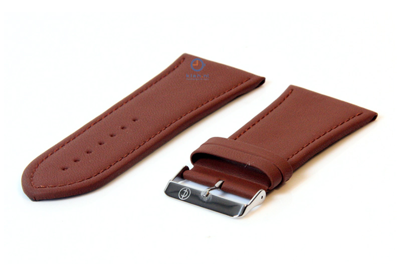 Watchstrap 34mm lightbrown leather