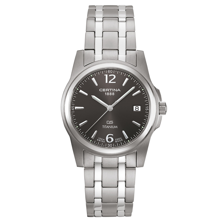 Certina strap C26071951266A 20mm grey bracelet