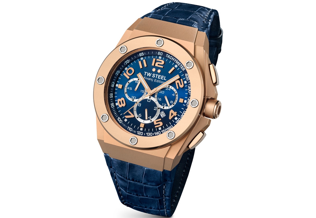 TW Steel CEO Tech CE4004 watch strap blue XL - 32mm
