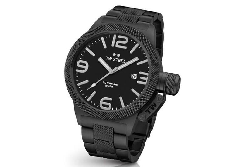 TW Steel Canteen bracelet CB215 watch strap black - 22mm