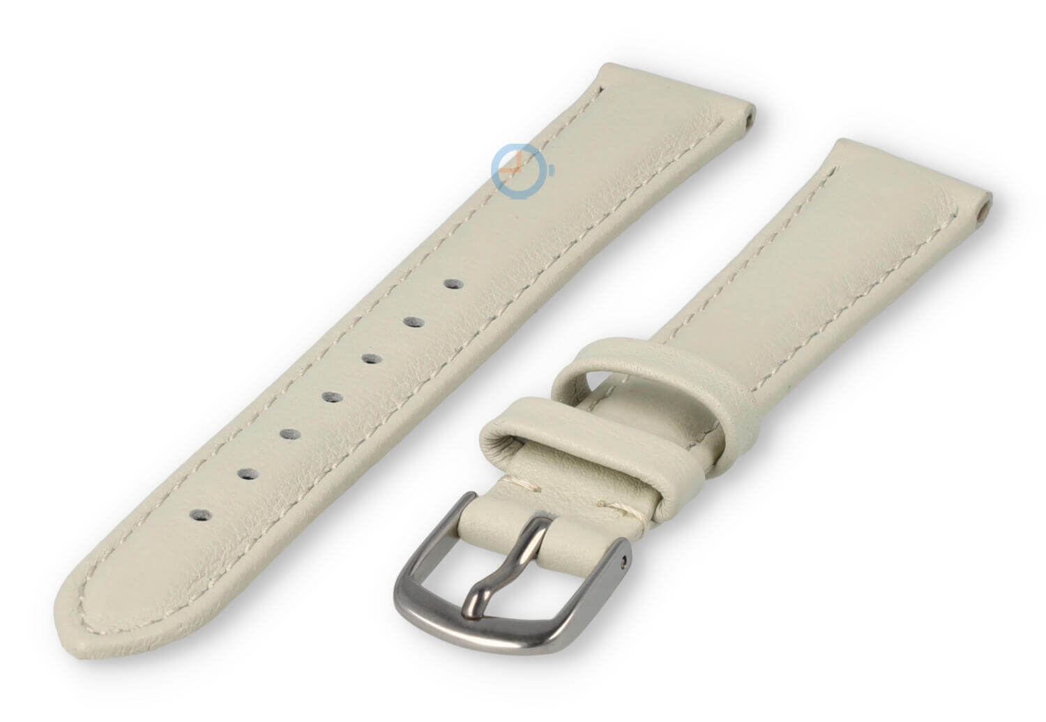 12mm watch strap smooth leather - sand
