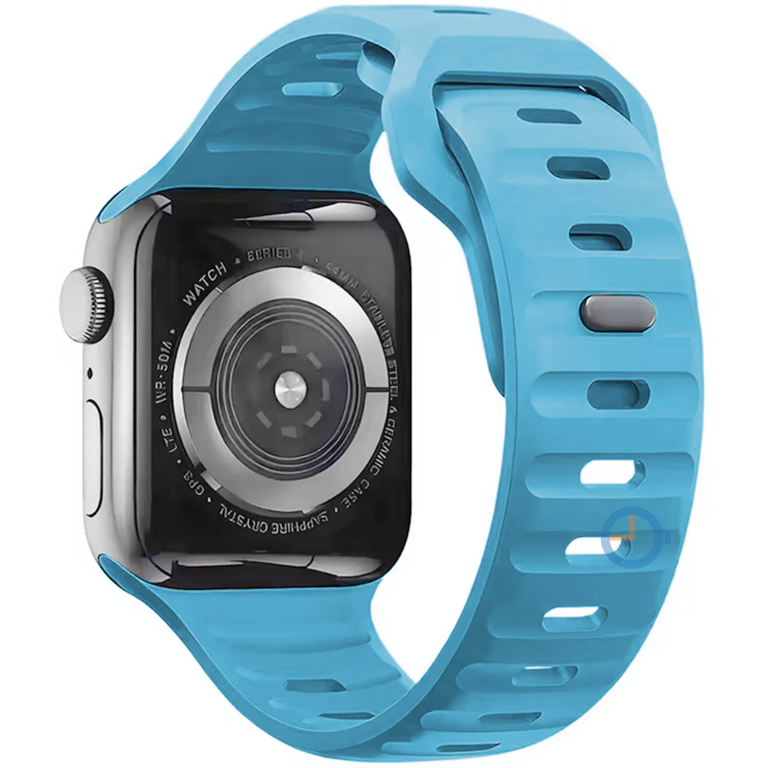 Siliconen horlogebandje Apple Watch 41mm - lichtblauw