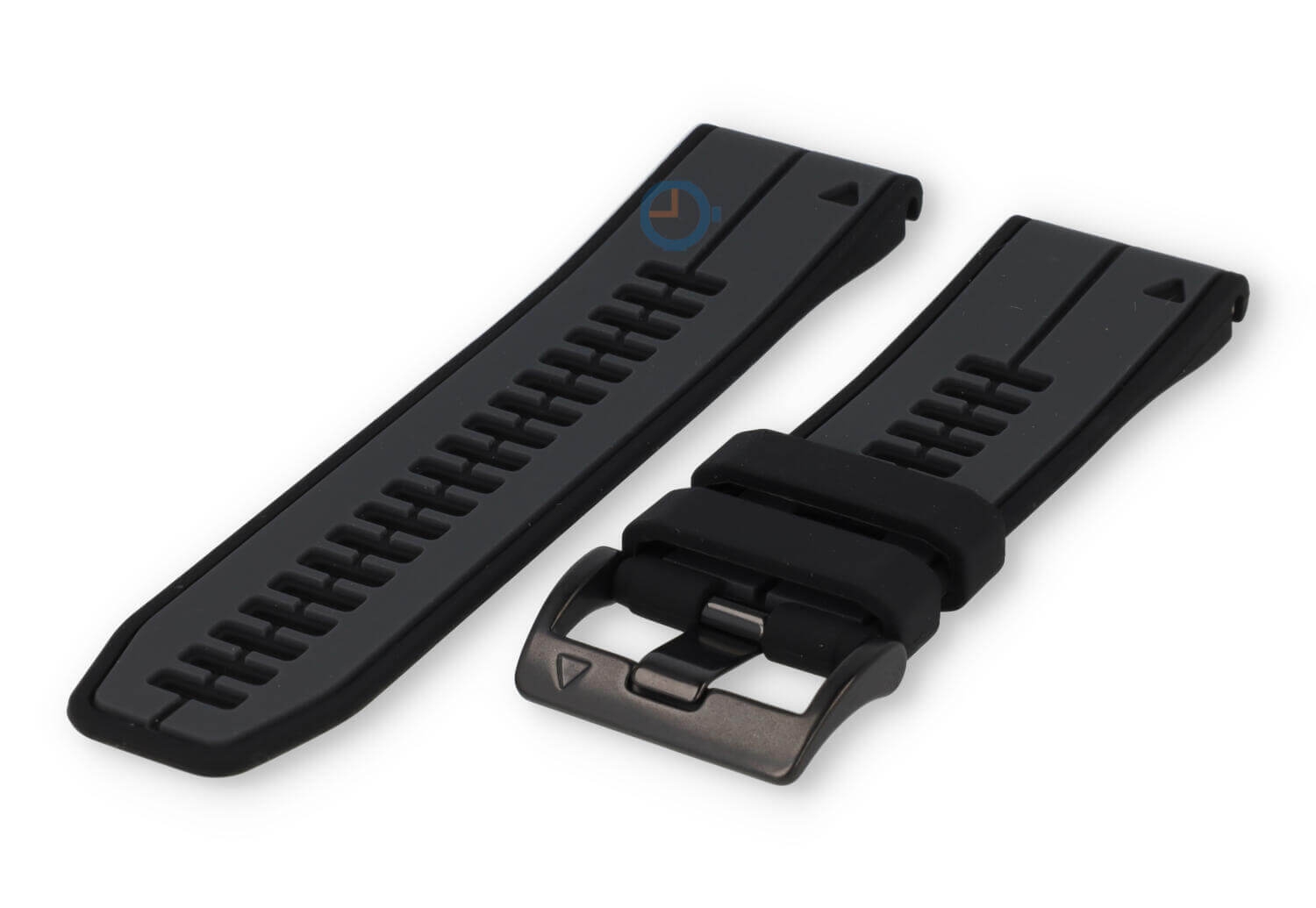 Garmin Fenix 7X watch band rubber - black/grey