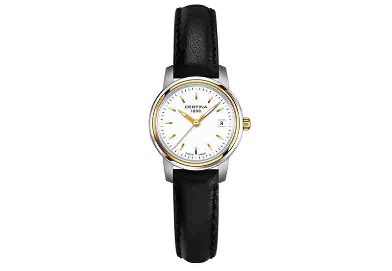 Certina leather strap C0052102603100A 12/10mm black