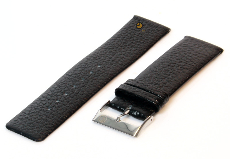 Watchstrap 20mm leather black