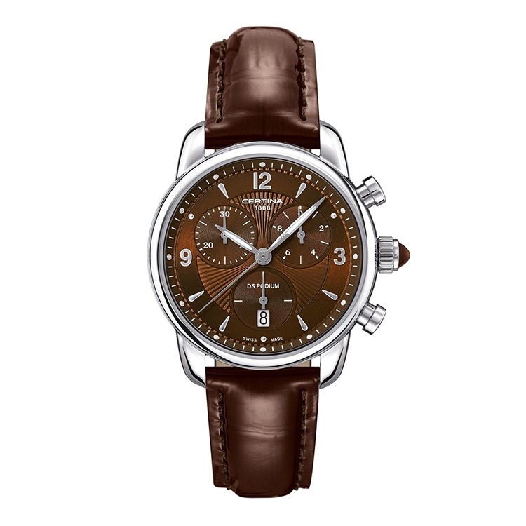 Certina leather strap C0252171629700A 17/14mm brown