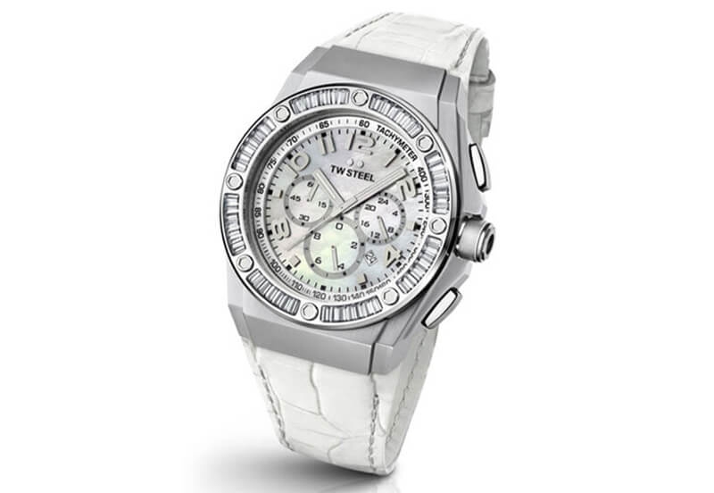 TW Steel CEO Tech CE4015 watch strap white - 30mm