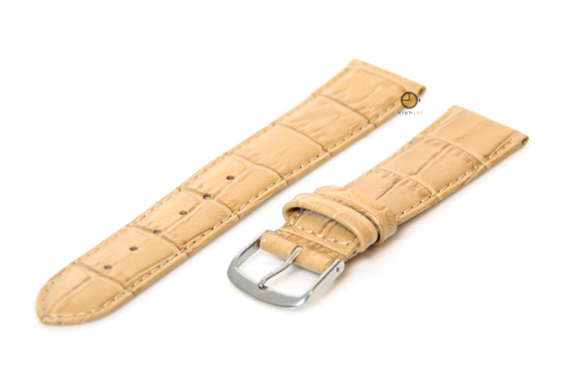 Watchstrap 20mm beige leather