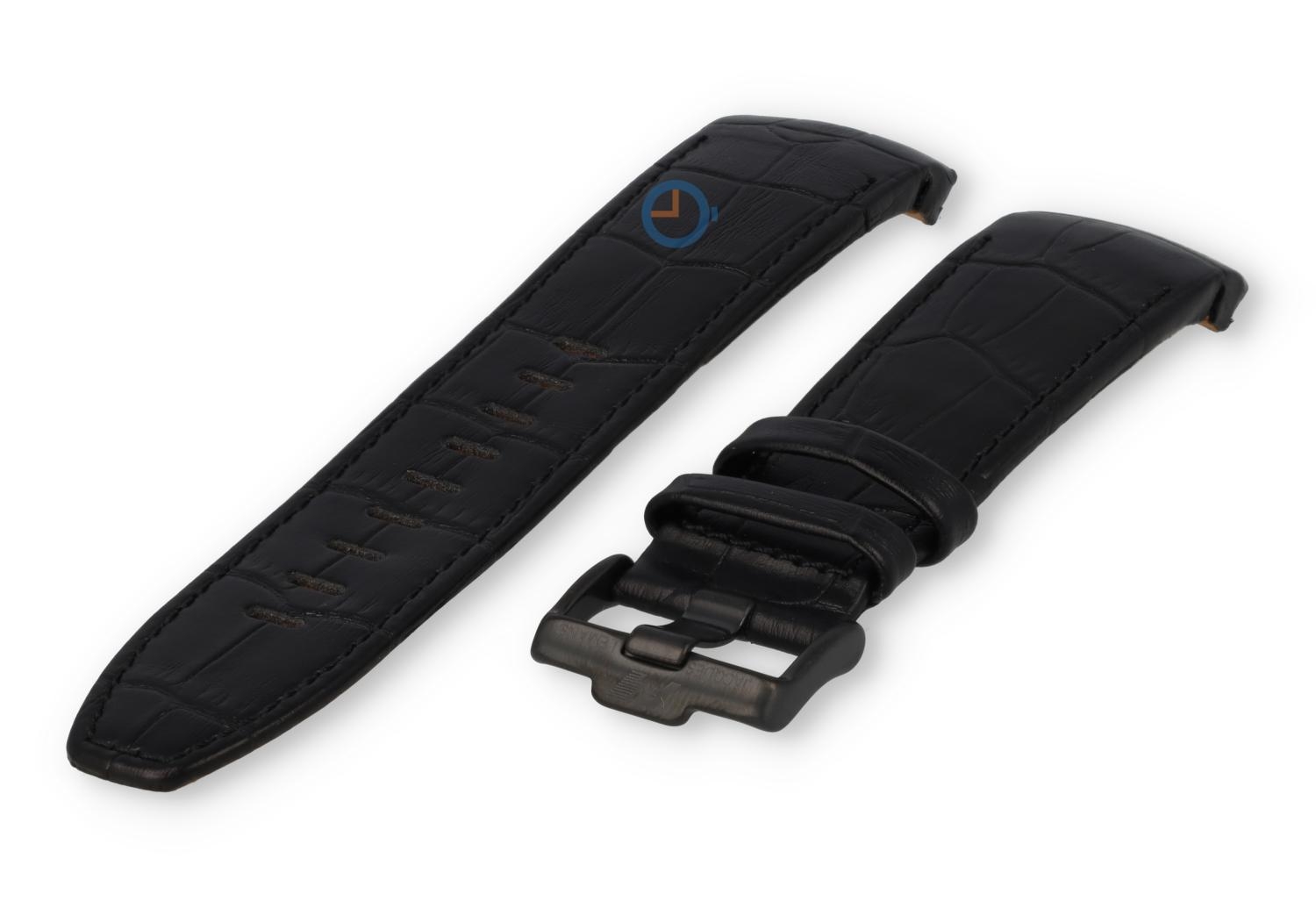 Watchstrap Jacques Lemans F5043 black