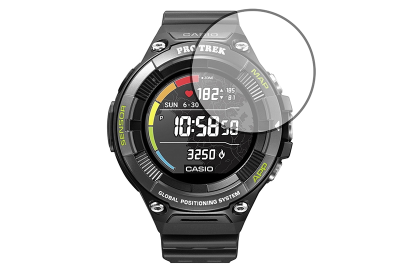 Casio Pro Trek WSD-F21HR screen protector