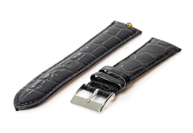 Watchstrap 22mm brown (snake)