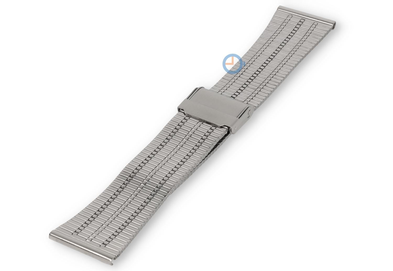 Universal strap for Lorus - 22mm silver - retro