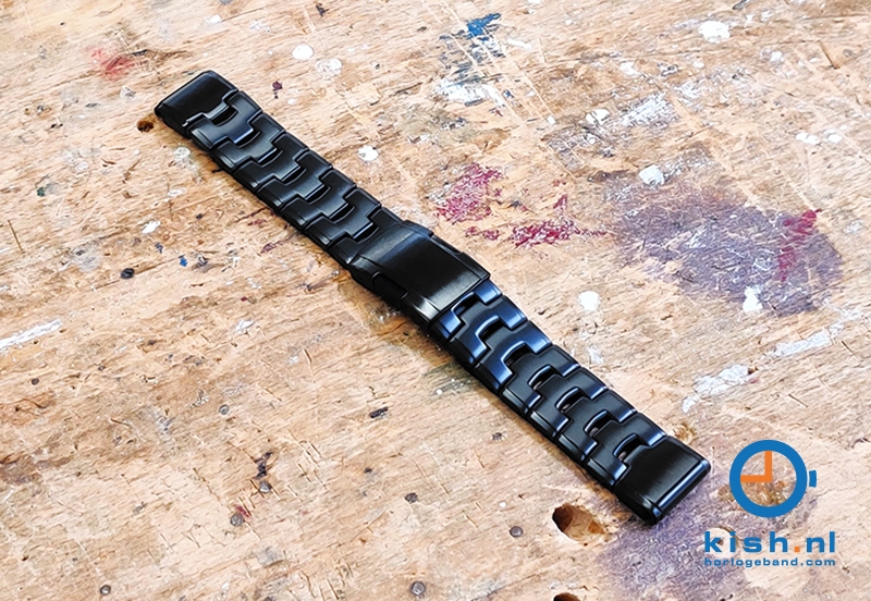 Garmin Fenix 7 horlogeband titanium - zwart