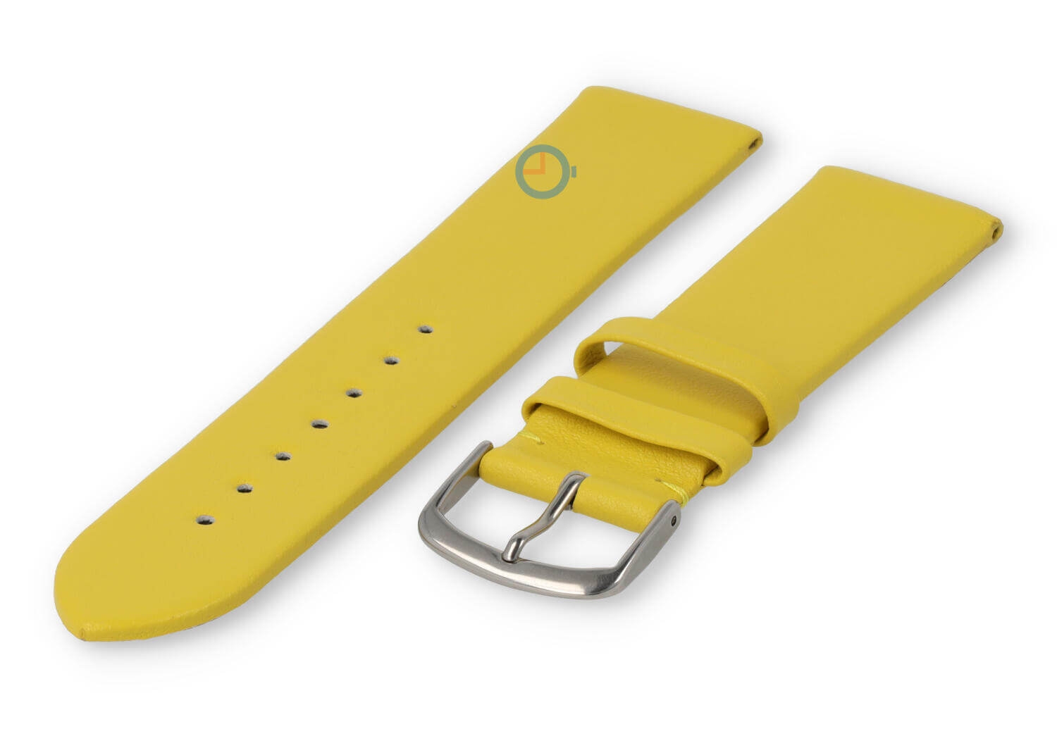 Seamless and smooth strap 22mm - yellow