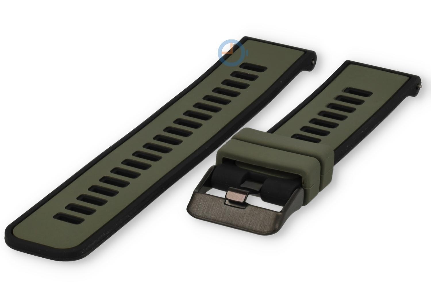 Quick-change strap 22mm - Army-Green Black
