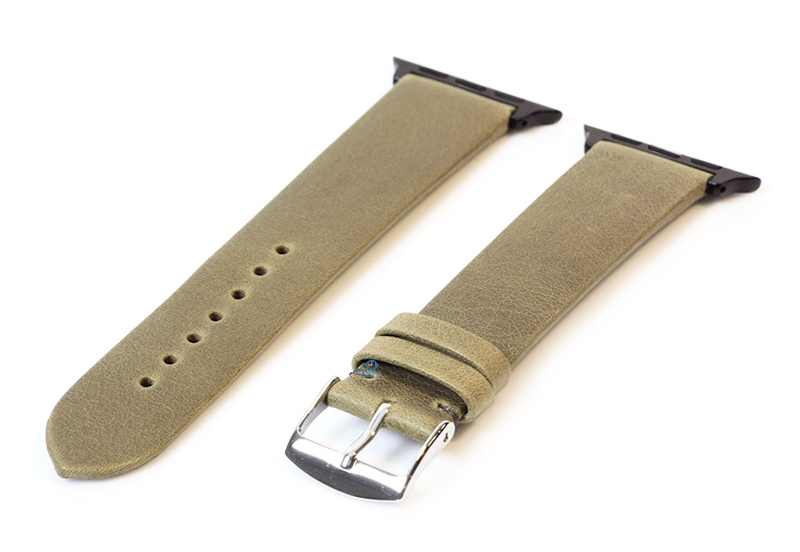 Apple Watch strap green leather - 38/40/41/42mm