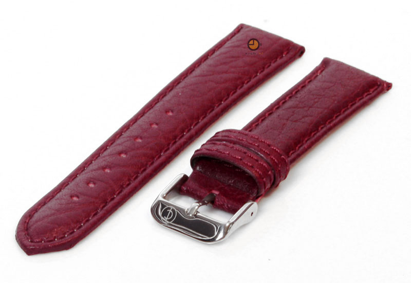 Watchstrap 20mm classic burgandy leather
