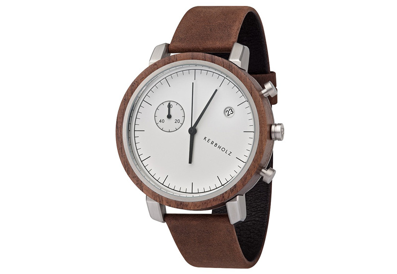 Kerbholz Franz watchstrap Walnut Tobacco