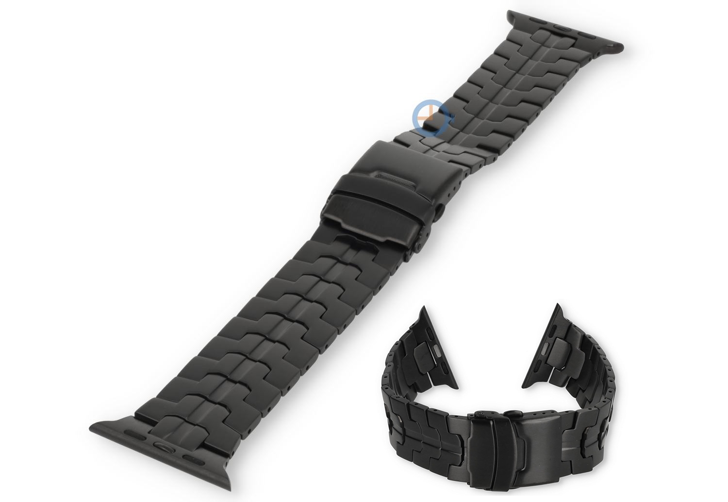 Titanium-look Apple watch strap - 38/40/41/42 - black