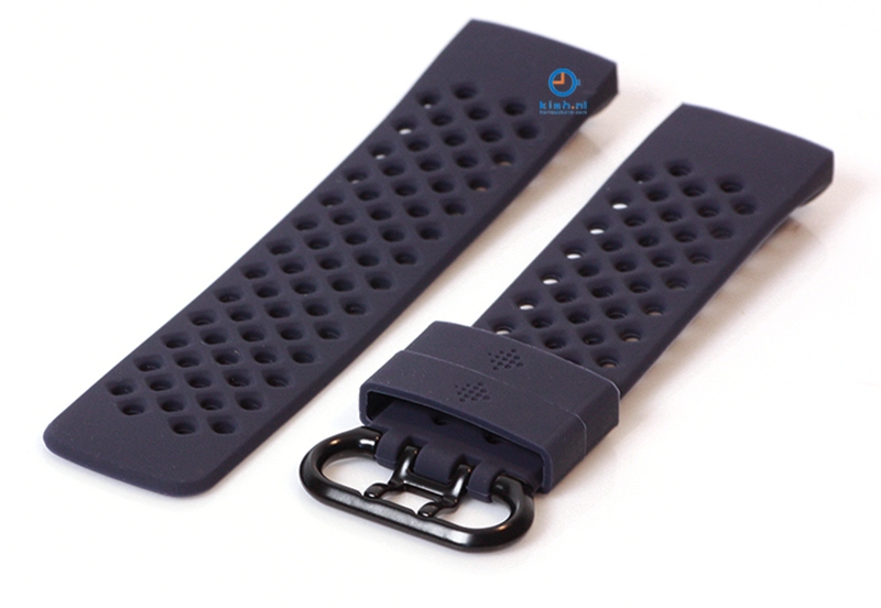 Fitbit Charge 3 perforated watchstrap darkblue