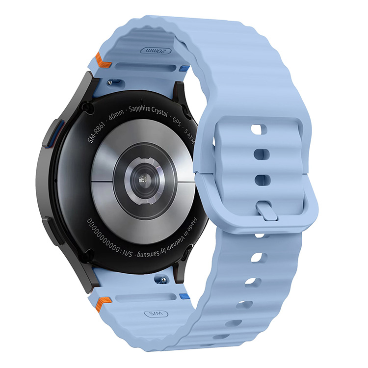 Siliconen Galaxy Watch7 bandje - icy blue
