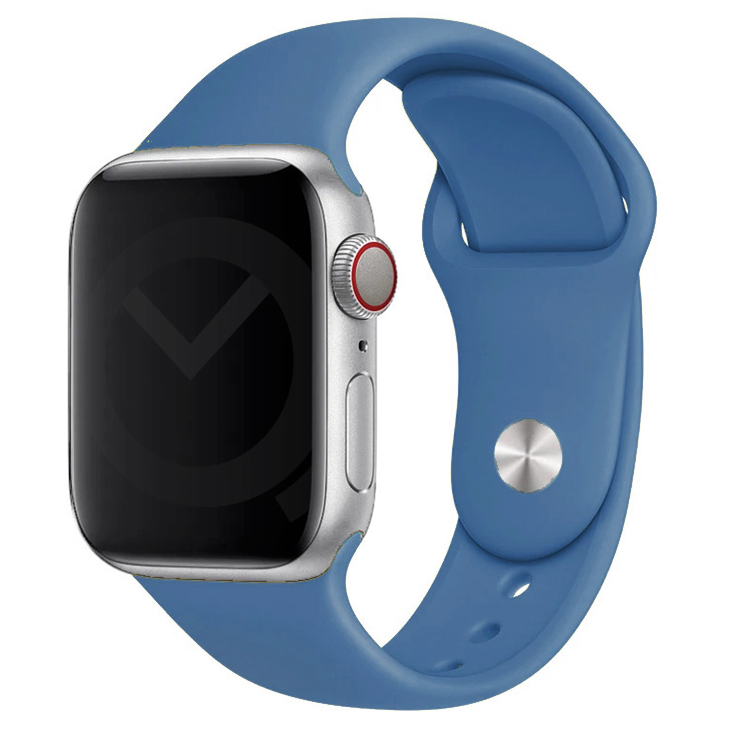 Silicone watch strap Apple Watch - Bleu de France - 44/45/46/49mm (S/M)