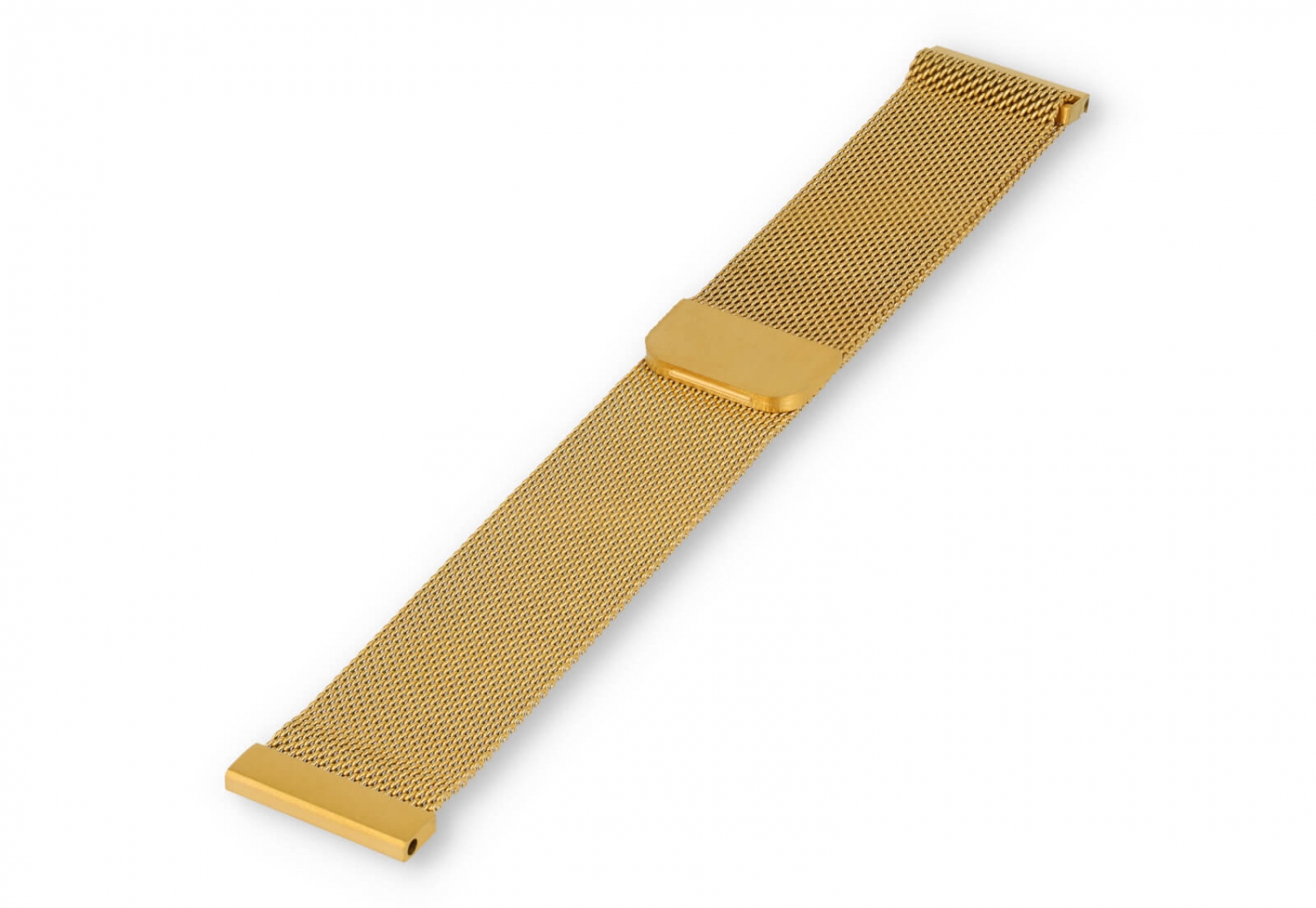 Milanese 22mm horlogeband - Goud