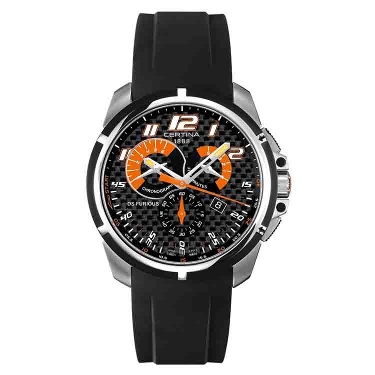 Certina bracelet C0114172720200B black rubber
