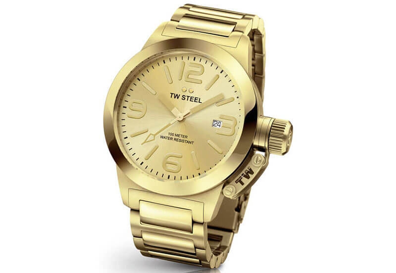 TW Steel Canteen TW308 watch strap gold - 20mm