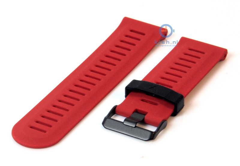 Silicon watch band 26mm - darkred
