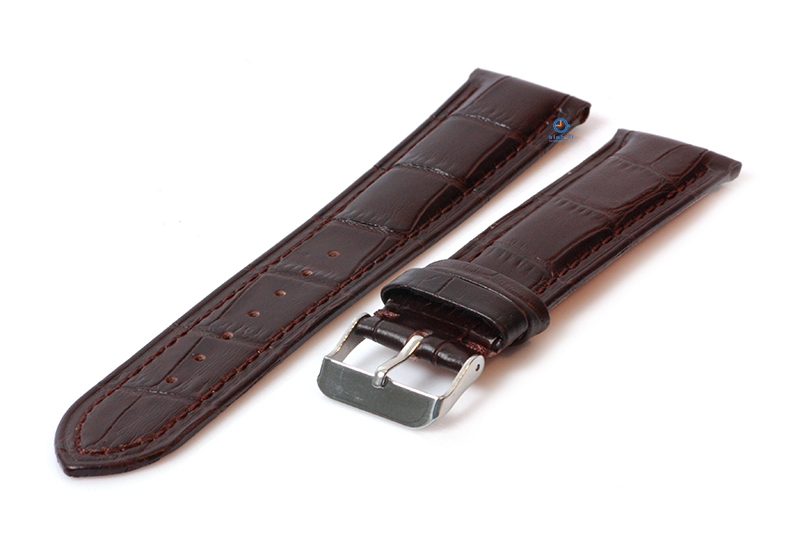 Universal strap for Jacques Lemans - 22mm - dark-brown
