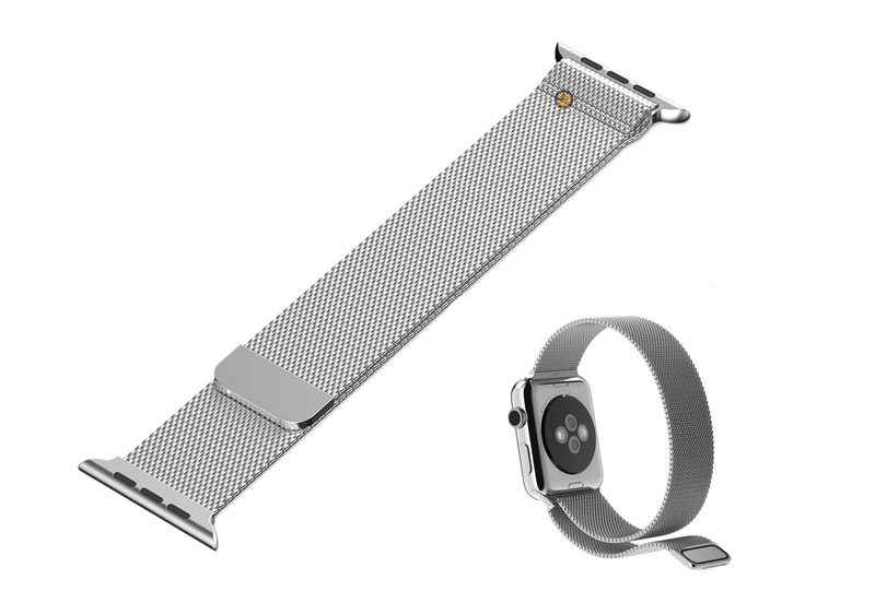 Apple watch strap silver Mesh (42mm)