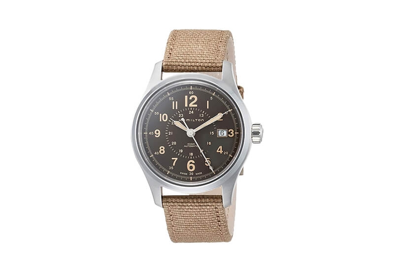 Hamilton horlogeband H70305993 - beige nylon